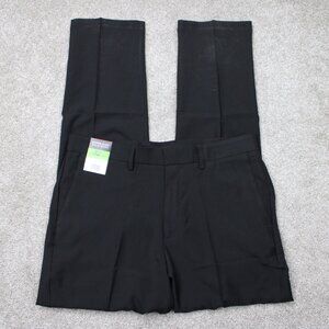 Kenneth Cole Reaction Pants NWT Men 34x32 Black Techni-Cole Slim Fit Performance